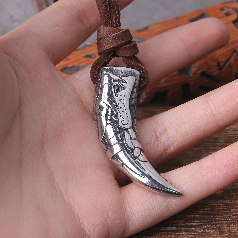 Carved Claw Necklace
