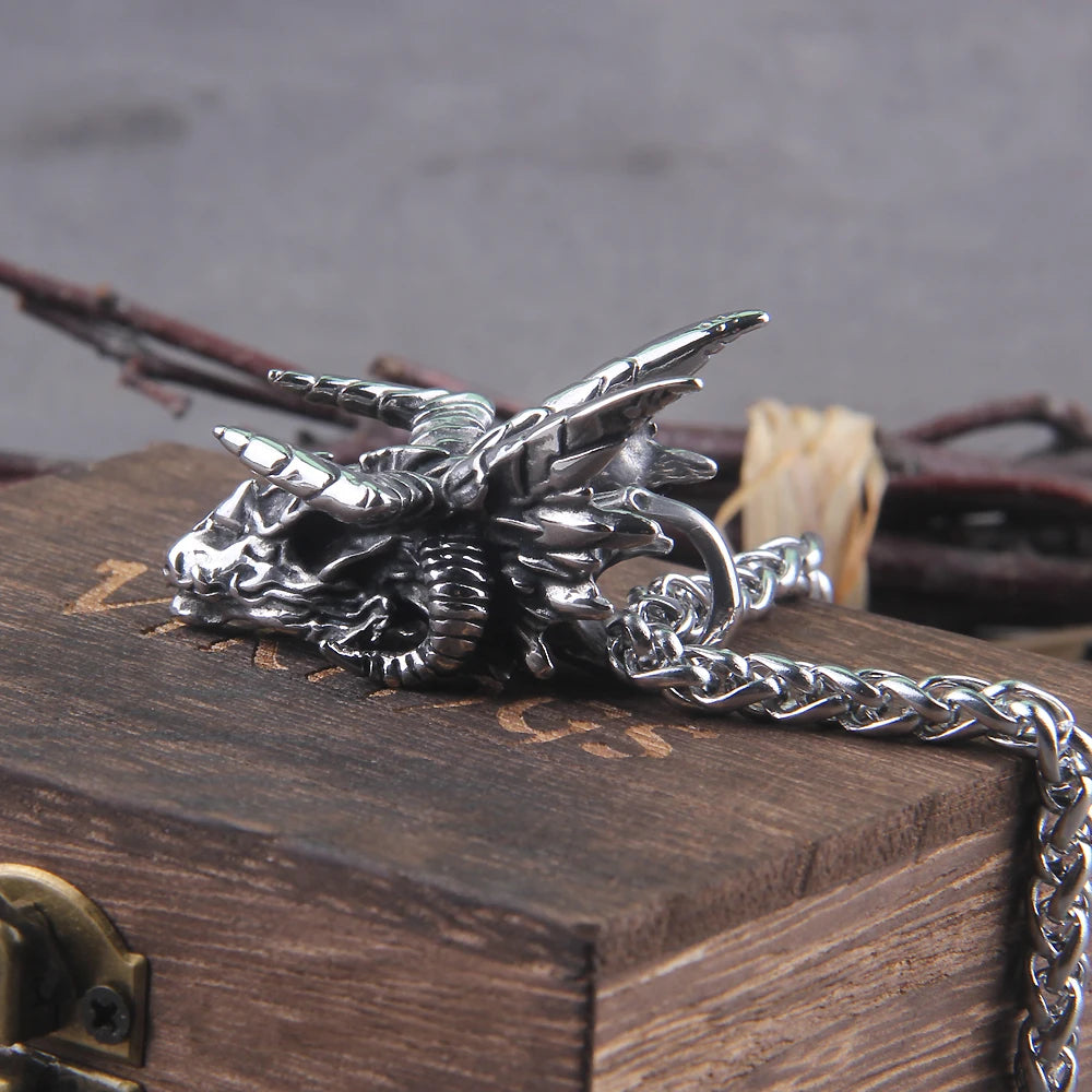 Dragon Skull Necklace