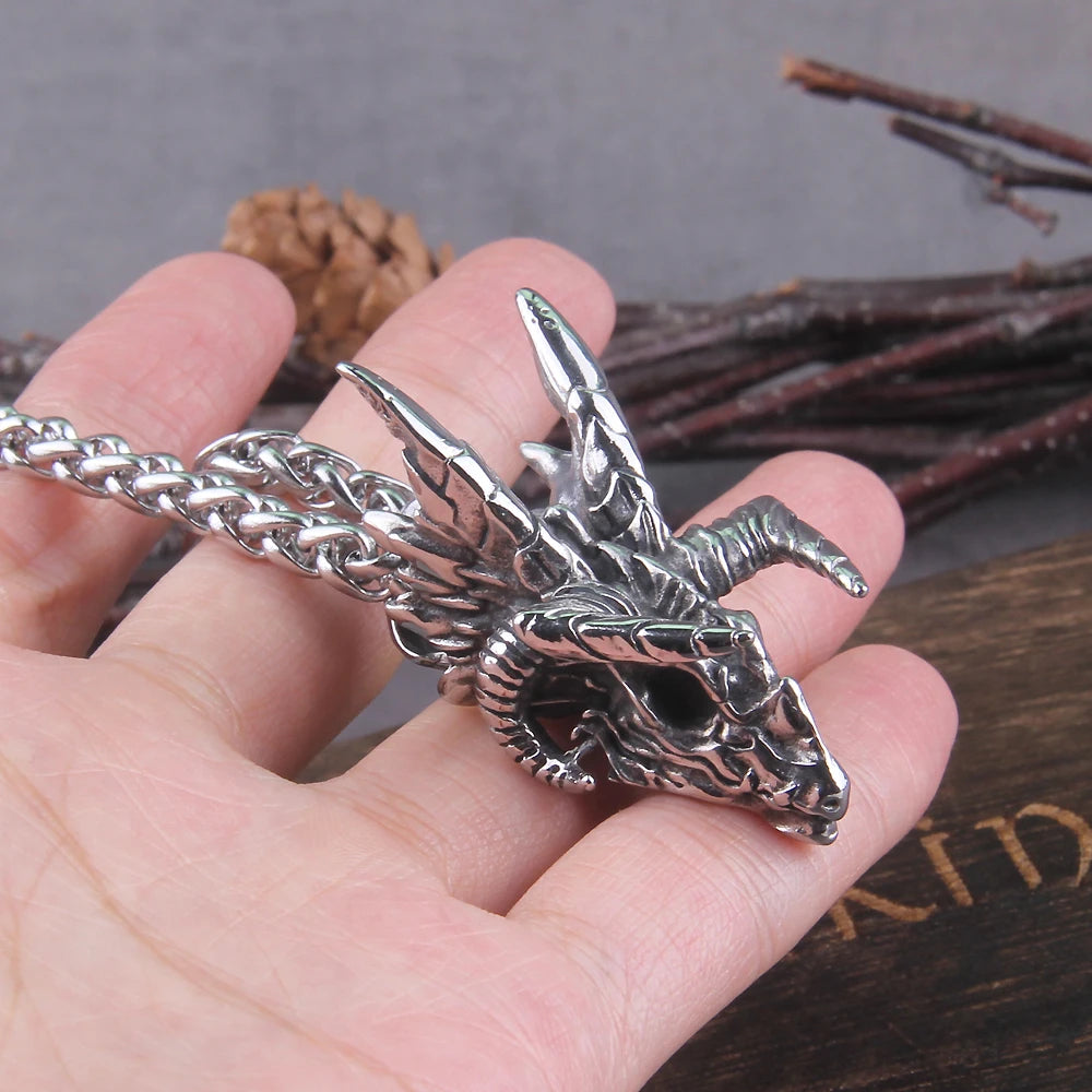 Dragon Skull Necklace