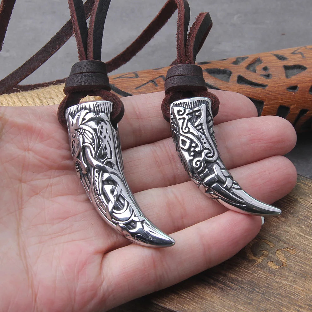 Carved Claw Necklace