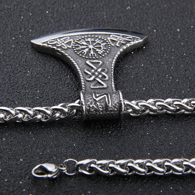 Vegvisir Axe Pendant - Viking Valor