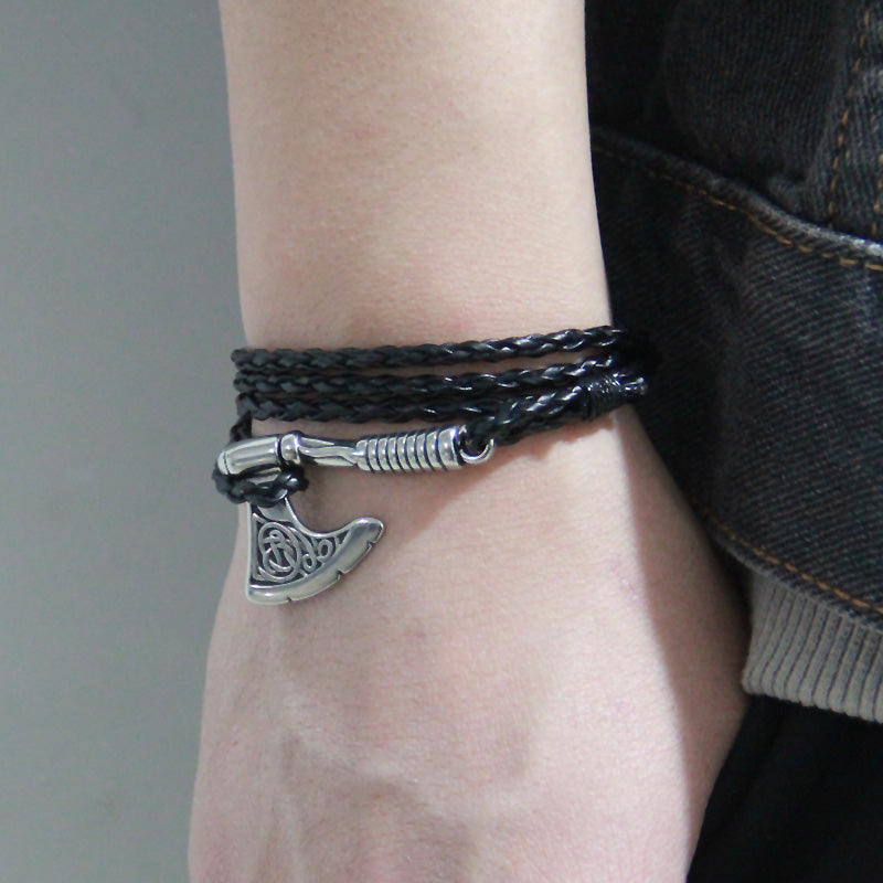 Premium Axe Bracelet - Viking Valor - Viking Jewelry, Viking Bracelet - Wrist 5
