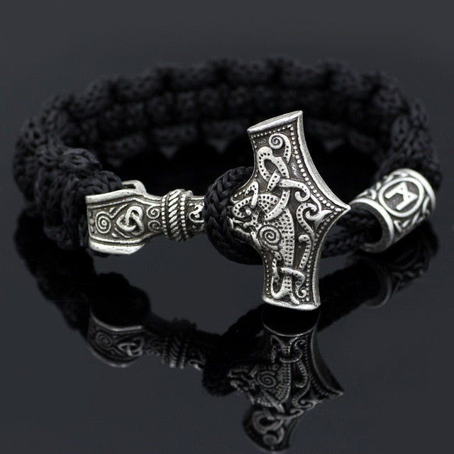 Mjolnir Rune Bracelet