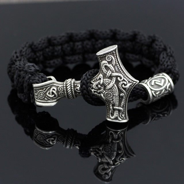 Mjolnir Rune Bracelet