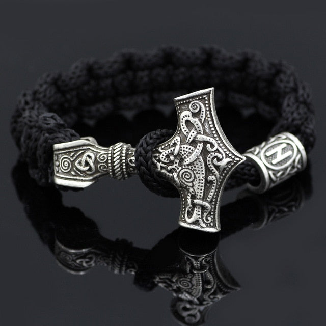 Mjolnir Rune Bracelet