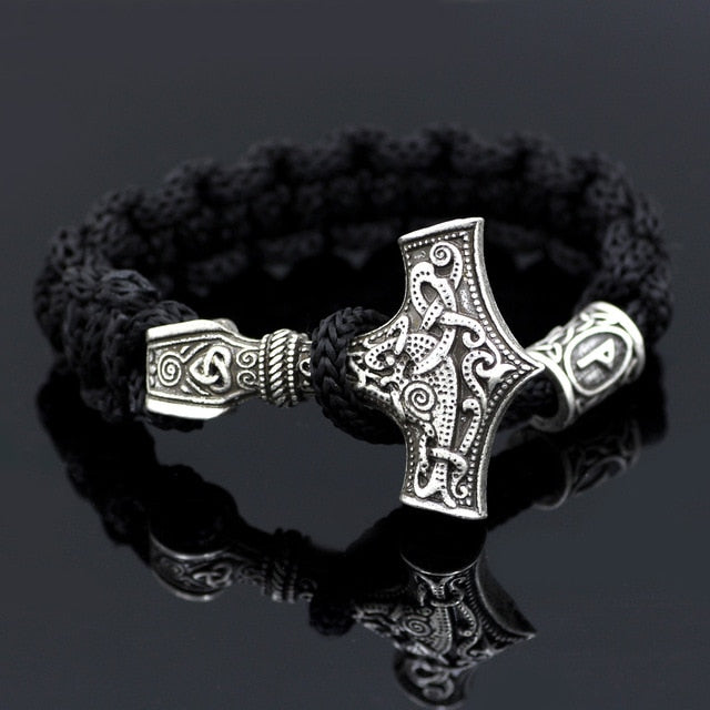 Mjolnir Rune Bracelet