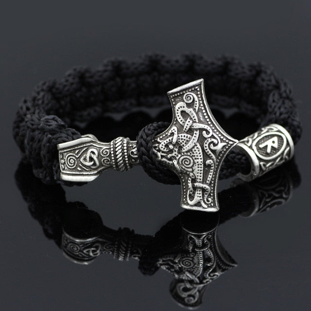 Mjolnir Rune Bracelet