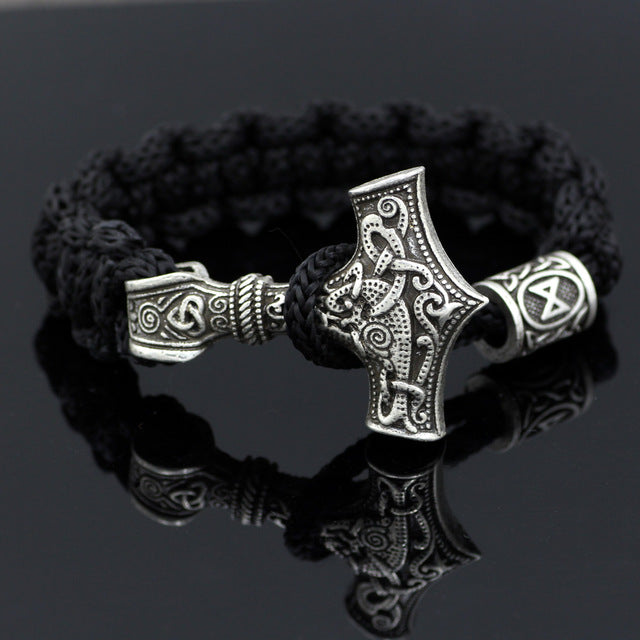 Mjolnir Rune Bracelet