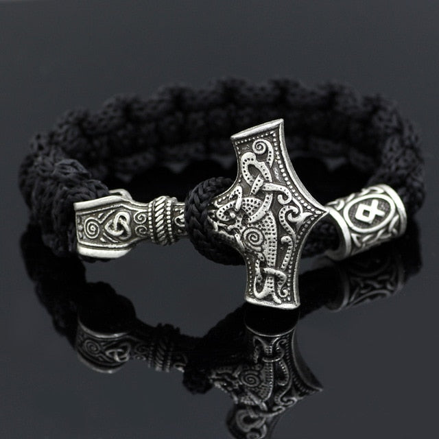 Mjolnir Rune Bracelet