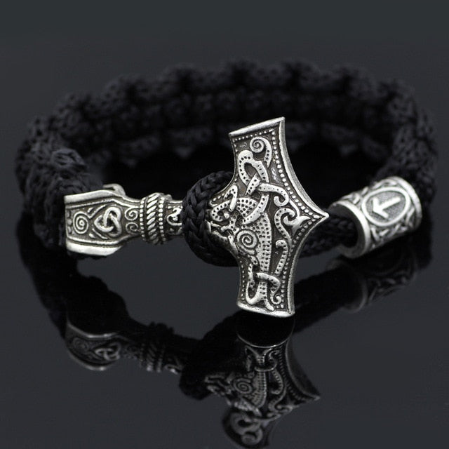 Mjolnir Rune Bracelet