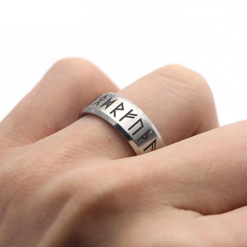 Premium Rune Ring - Viking Valor
