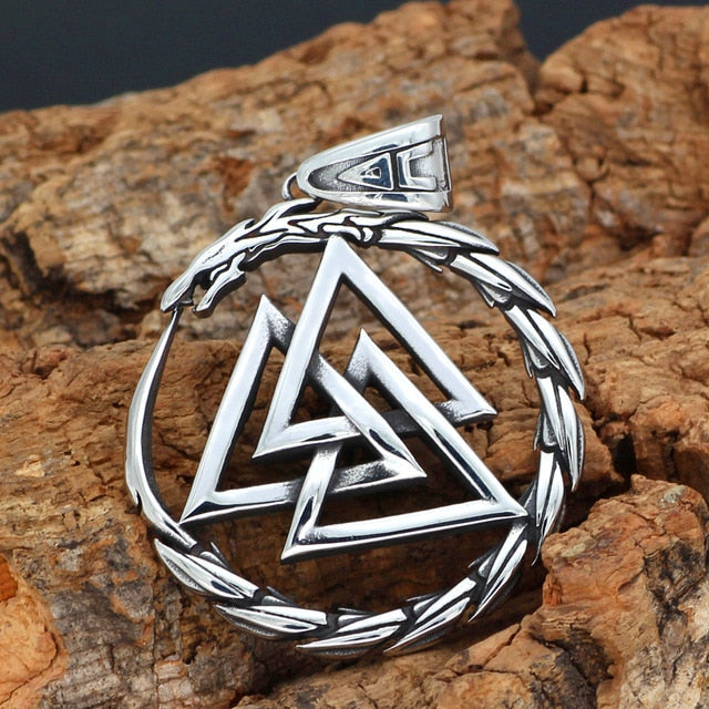 Valknut Jormungandr Necklace - Viking Valor