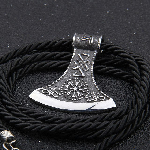 Vegvisir Axe Pendant - Viking Valor