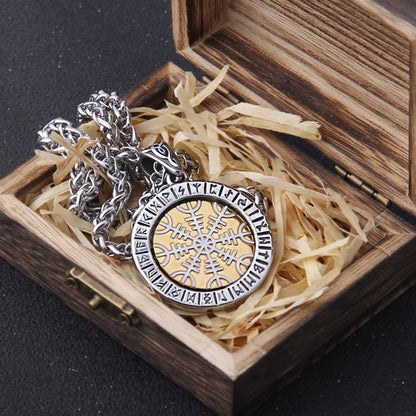 Helm of Awe Rotating Necklace