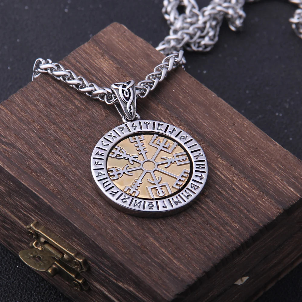 Helm of Awe Rotating Necklace