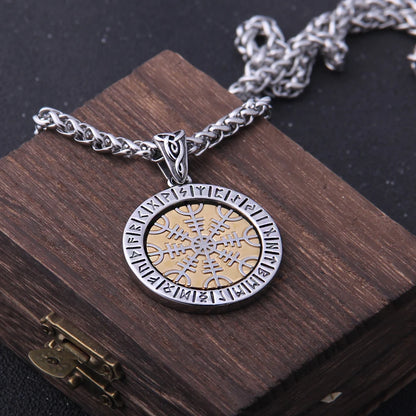 Helm of Awe Rotating Necklace