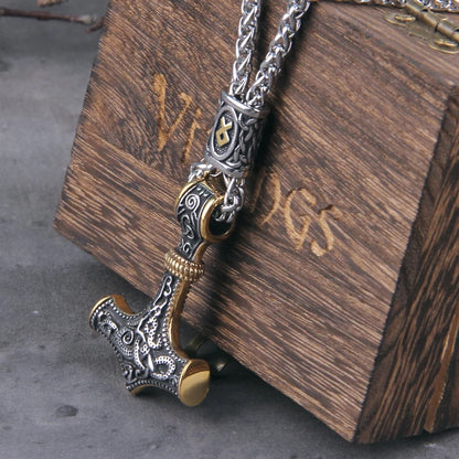 Premium Mjolnir Runic Necklace