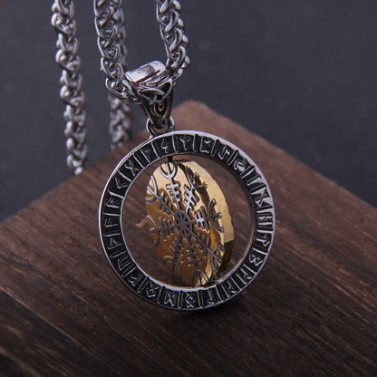 Helm of Awe Rotating Necklace