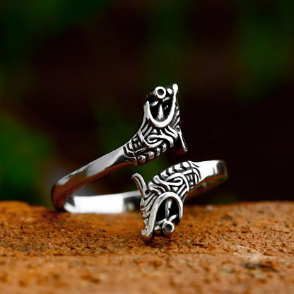 Wolf Heads Ring