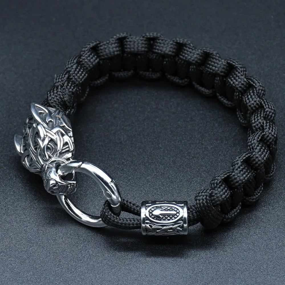 Rugged Wolf Bracelet