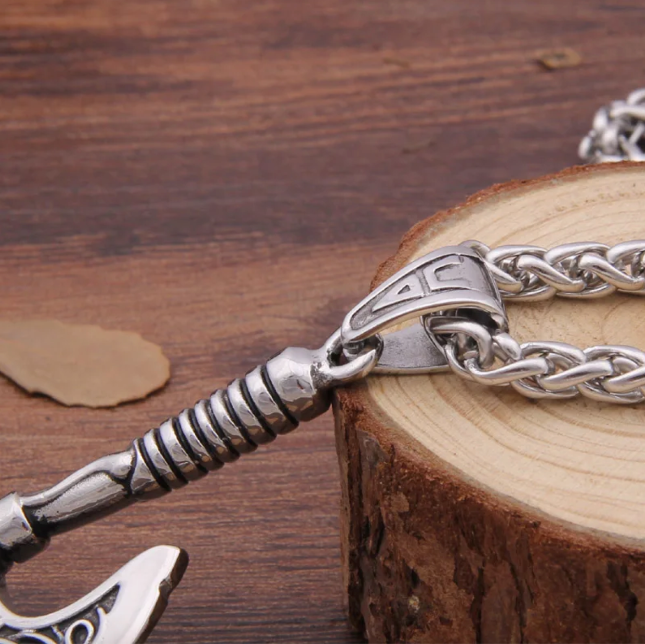 Viking Knot Axe Necklace
