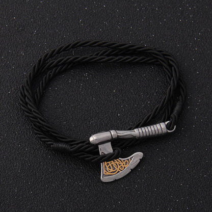 Golden Ember™ Axe Bracelet - Viking Valor