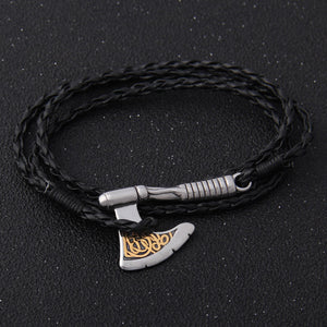 Golden Ember™ Axe Bracelet - Viking Valor