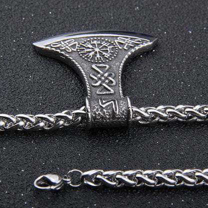 Vegvisir Axe Pendant - Viking Valor