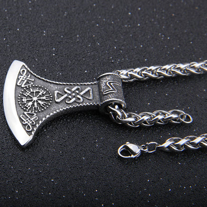 Vegvisir Axe Pendant - Viking Valor