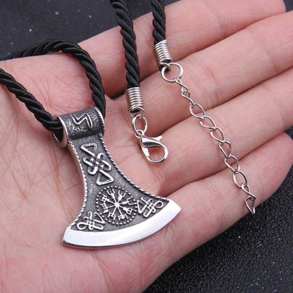 Vegvisir Axe Pendant - Viking Valor