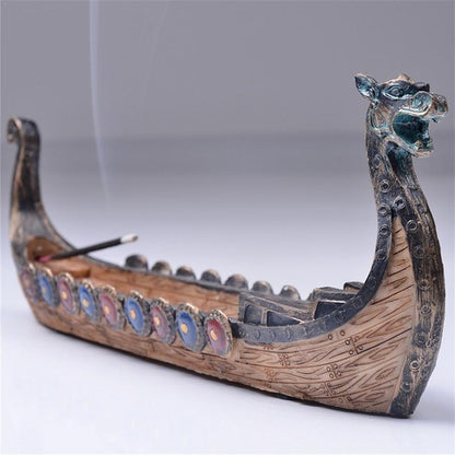 Viking Boat Incense Holder