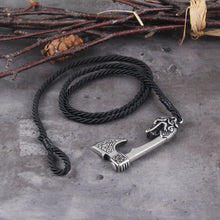 Load image into Gallery viewer, Dragon Axe Bracelet - Viking Valor