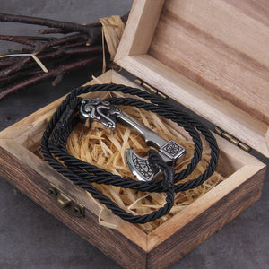Dragon Axe Bracelet - Viking Valor