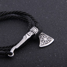 Load image into Gallery viewer, Premium Helm Axe Bracelet - Viking Valor