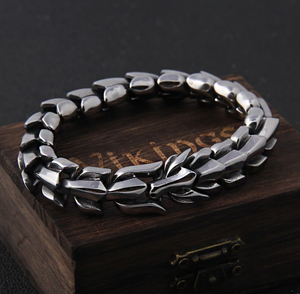 Ouroboros Dragon Bracelet - Viking Valor
