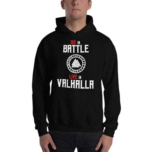 Live In Valhalla - Hoodie - Viking Valor