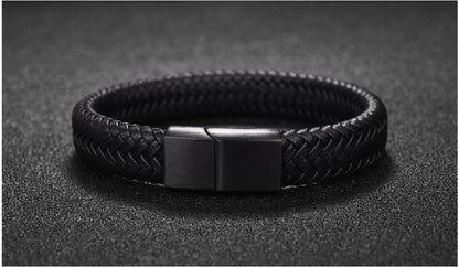 Premium Leather Bracelet - Viking Valor