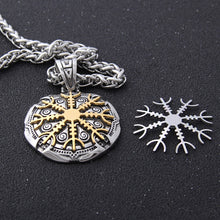 Load image into Gallery viewer, Helm of Awe Necklace - Viking Valor