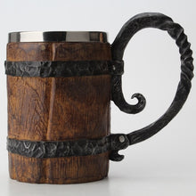 Load image into Gallery viewer, Mead Keg Mug - Viking Valor