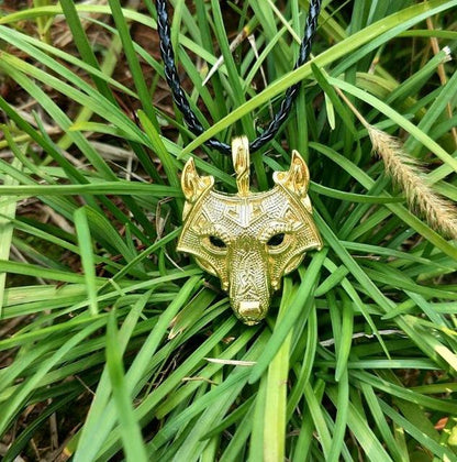 Viking Wolf Head Necklace - Viking Valor