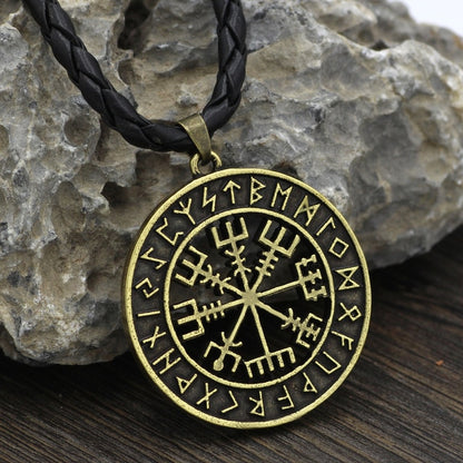 Vegvisir Rune Necklace - Viking Valor