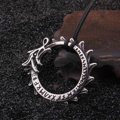 Premium Jormungandr Necklace - Viking Valor