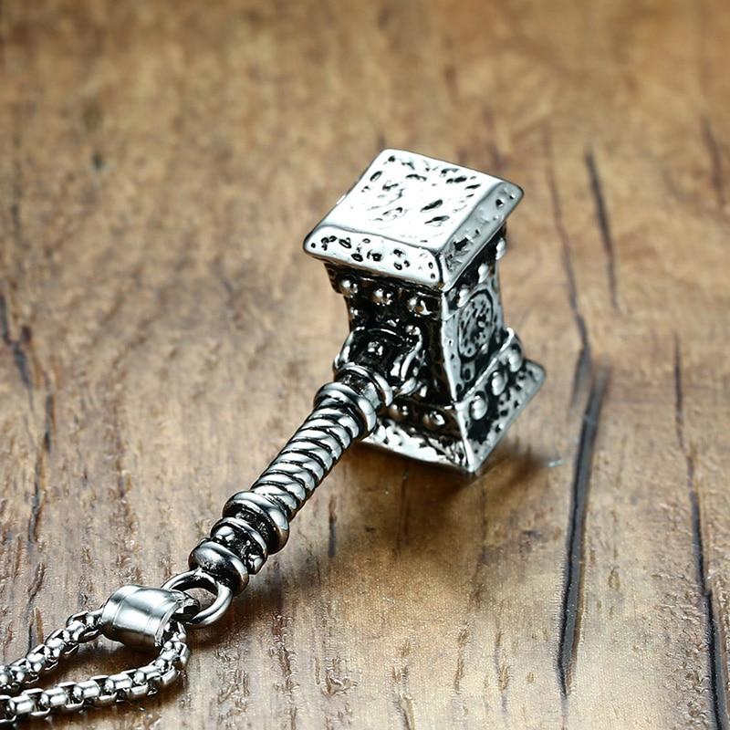 Premium Hammer Necklace - Viking Valor