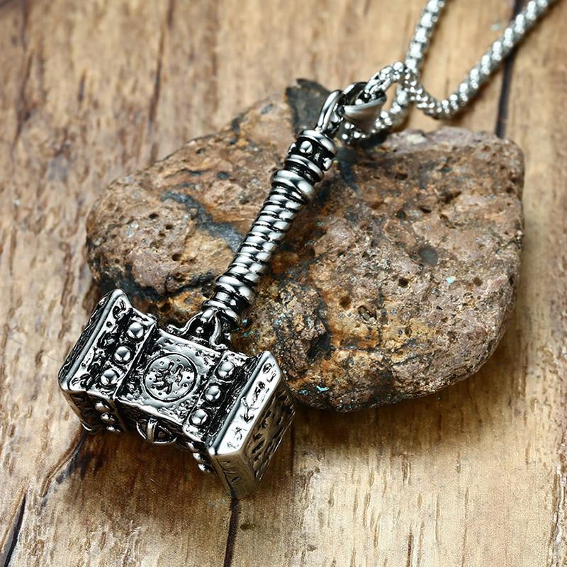 Premium Hammer Necklace - Viking Valor