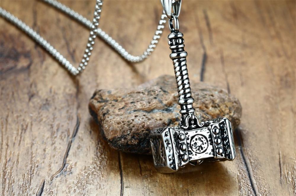 Premium Hammer Necklace - Viking Valor