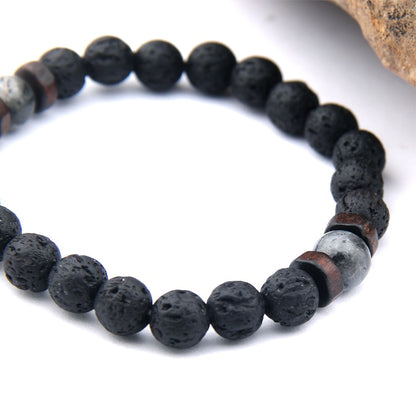 Lava Stone Connection Bracelet