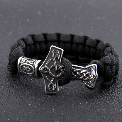 Mjolnir Strength Bracelet - Viking Valor