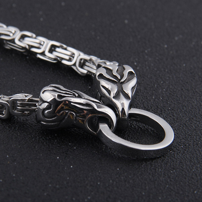 Stainless Steel Raven Chain - Viking Valor