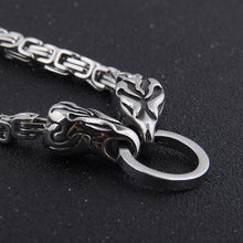 Load image into Gallery viewer, Stainless Steel Raven Chain - Viking Valor