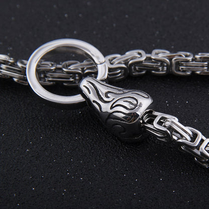 Stainless Steel Raven Chain - Viking Valor